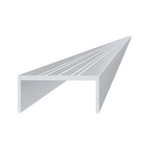 U profil 50 x 22 x 6000 mm, hliník, bez povrchovej úpravy - slide 0