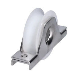 Vodiaca kladka ø 78 mm s nylonovým kolieskom, AISI 304