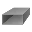 DOPREDAJ Uzavretý profil 80 x 40 x 3 x 6000 mm, čierny S235, hladký