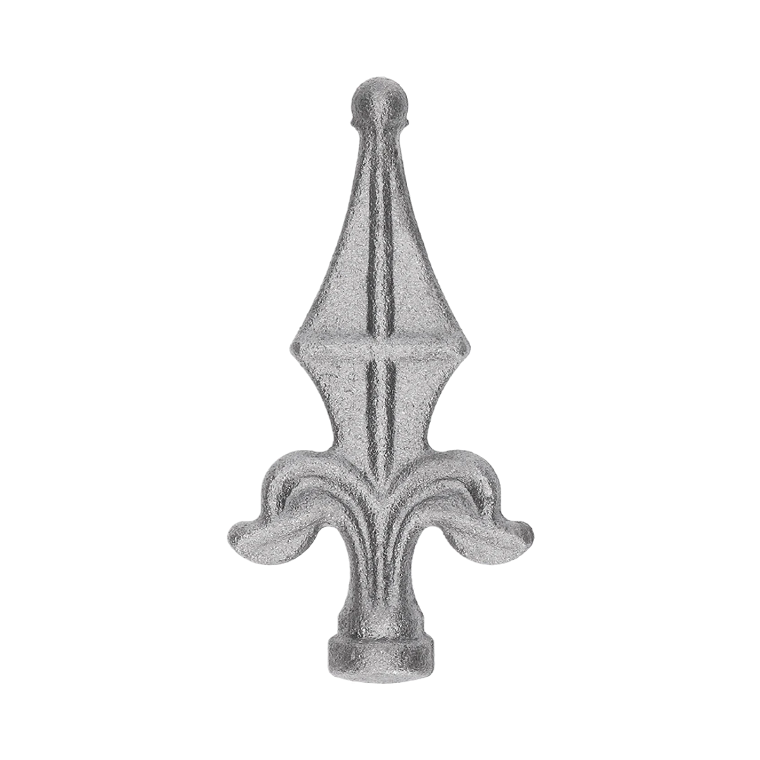 Kovaný hrot 115 x 58 mm, podstavec ø 20 mm
