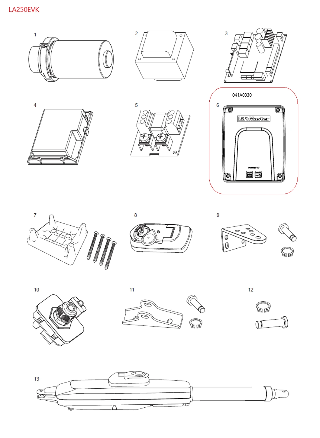 041A0330 ochranný kryt řídicí jednotky se šrouby