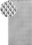 Plech pozinkovaný, 2000 x 1000 x 1,2 mm, 3D vzor ihlan