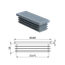 Krytka plastová 30 x 80 mm