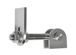 Záves Nastaviteľný s kotviacou platňou, brúsená AISI 304