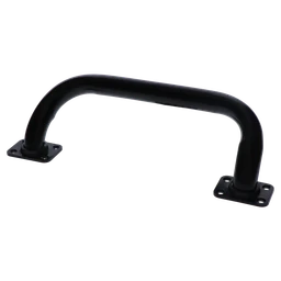 Madlo 348 x 88 mm, ø 28 mm, osadenie 74 mm, čierna farba