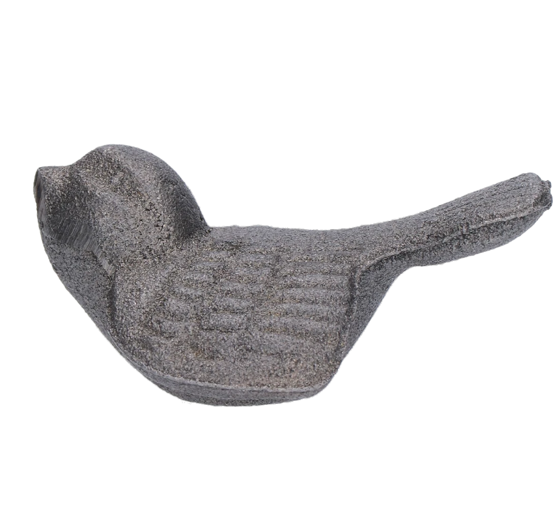 Dekoračný prvok 53 x 71 x 31 mm - sediaci vták, odliatok