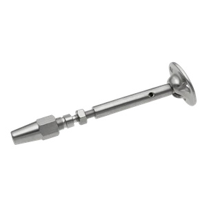 Úchyt, šponovák pre lanko ø 4 mm, brúsená nerez AISI 316 - slide 0