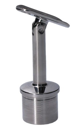 Držiak madla ø 42,4 mm s kĺbom, leštená AISI 304