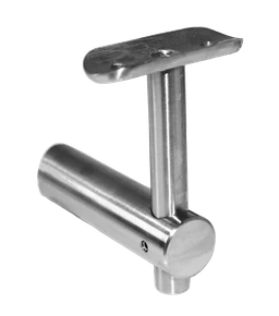 Držiak madla, uchytenie na trubku, brúsená AISI 304