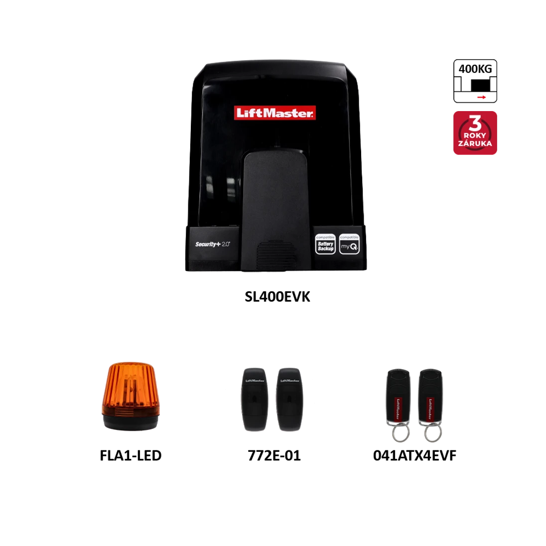 LiftMaster sada pre posuvnú bránu do 5 m/400 kg