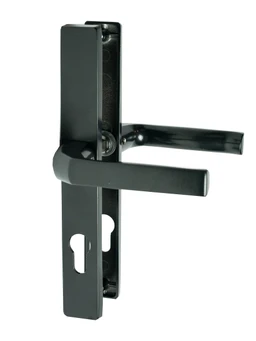 Klika, rozteč 72mm, úprava RAL9005, pár