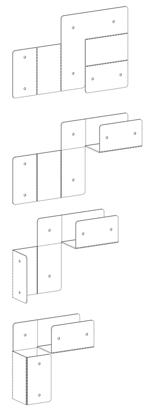 Spojka na hranol 100 x 100 mm, pozinkovaná ocel - slide 9