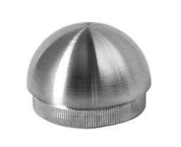 Ukončení na trubku ø 42,4 mm, broušená nerez AISI 304