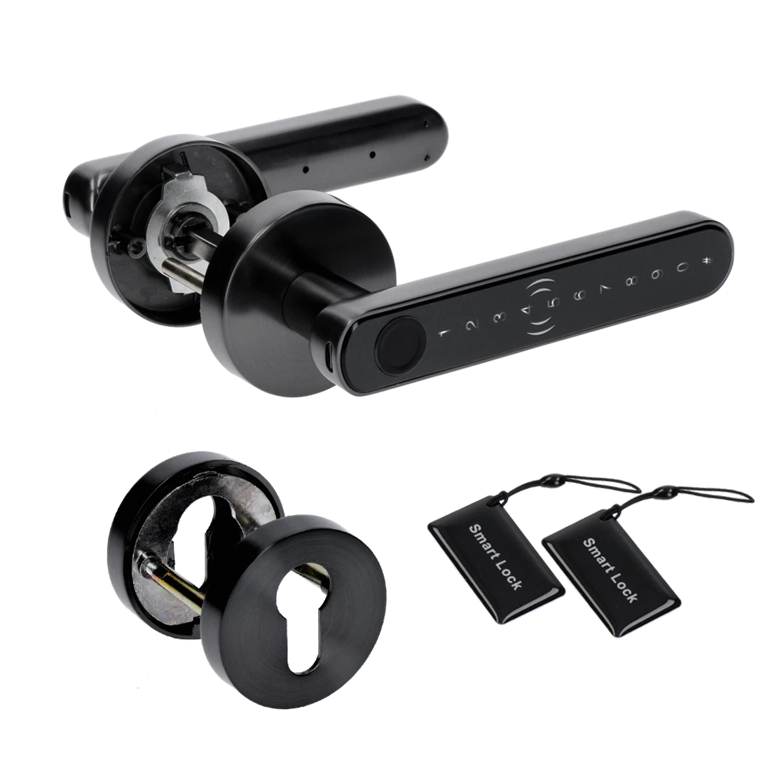 Smart kľučka s príslušenstvom - bluetooth, PIN, aplikácia