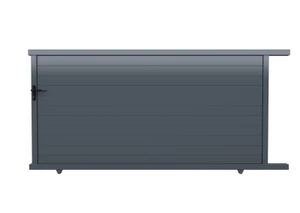 Posuvná brána, hliníková 4000 x 1803 mm - slide 0