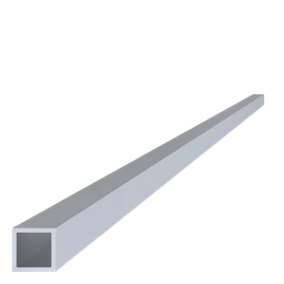 Al jekl 20 x 20 x 2 x 6000 mm, bez povrchové úpravy