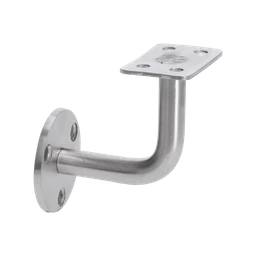 Držiak madla 40 x 40 mm na stenu,brúsená nerez AISI 304