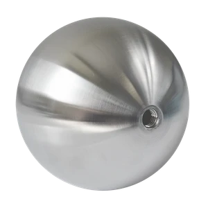 Koule dutá se závitem M10/ø 100 mm, broušená nerez AISI 304 - slide 0