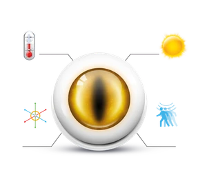 PIR pohybový, teplotný senzor na detekciu intenzity svetla - slide 2