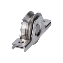 Vodiaca kladka ø 58 mm pre zapustenie do jokla, AISI 304