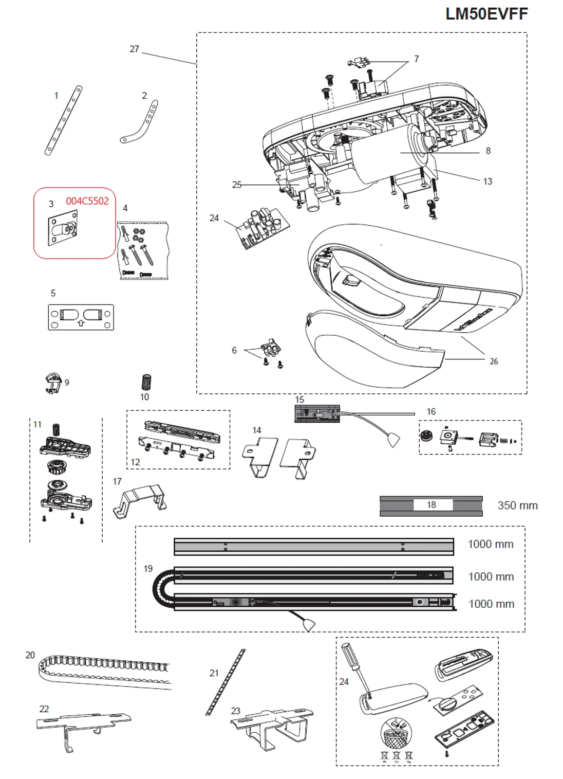 004C5502 kozola dverová