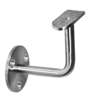 Držák madla ø 42,4 mm na stěnu, broušená nerez AISI 304 - slide 1