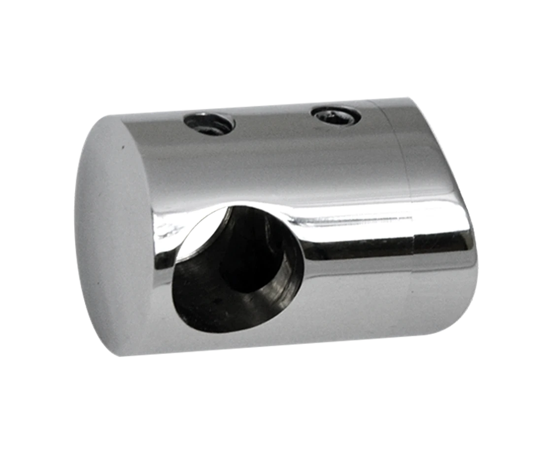 Držiak tyče ø 12 mm na trubku ø 42,4 mm, leštená AISI 304