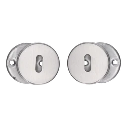 Okrúhla rozeta na dózický zámok, brúsená nerez AISI 304