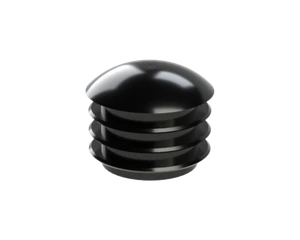 Vnútorná krytka guľatá ø 25 mm, plastová, čierna - slide 1