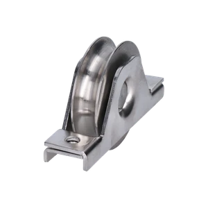 Vodicí kladka ø78mm k zapuštění do jeklu, AISI304 - slide 0