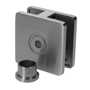 Svorka priama na jokel, na sklo 8 - 12,76 mm, AISI 304 - slide 1