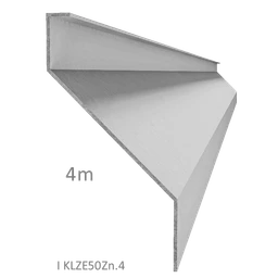 Z-profil lamela 23 x 60 x 25 x 1,5 x 4000 mm, pozink