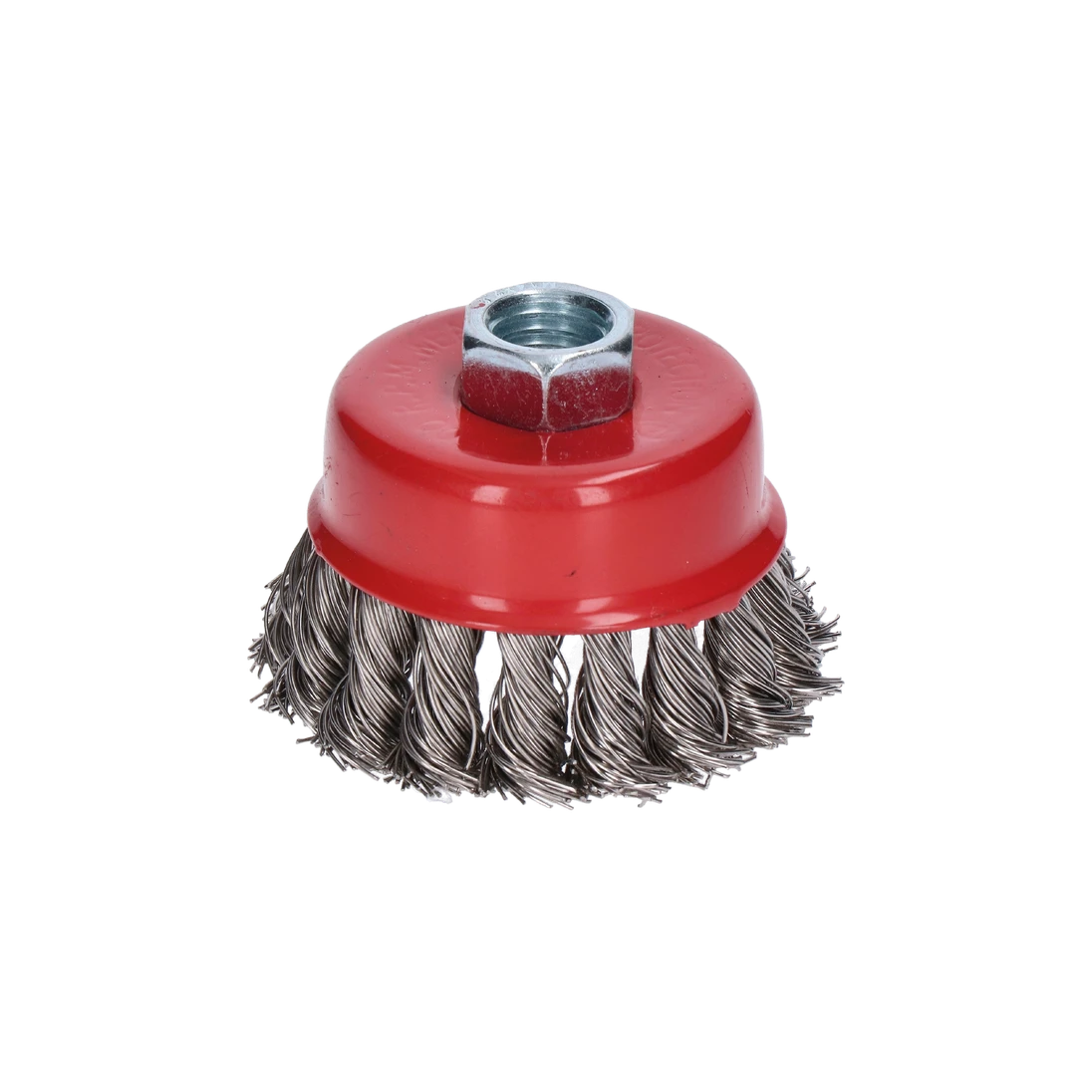 Kartáč hrnčekový vrkočový ø 65 mm x M14 NEREZ