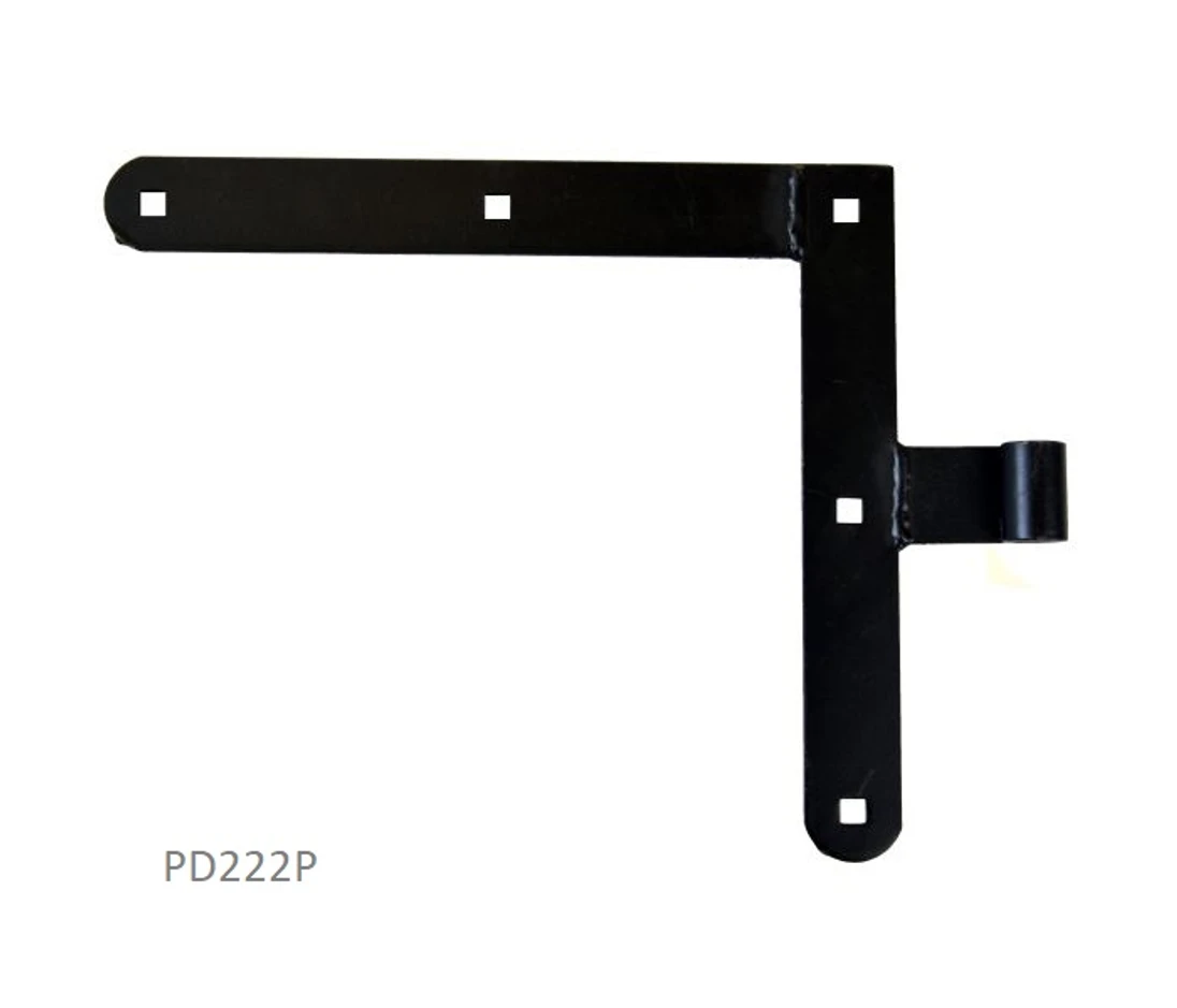 Kovanie 250 x 290 mm, pre čap ø 14 mm, čierny lak, pravé