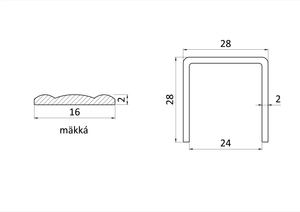 Spona měkká 24mm - slide 1