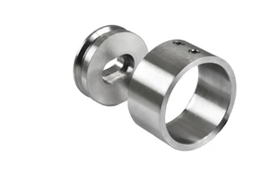 Kotvenie bočné na madlo ø 42,4 mm, brúsená nerez AISI 304 - slide 0