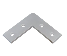 Hliníková spojka, rohová, povrch brúsený