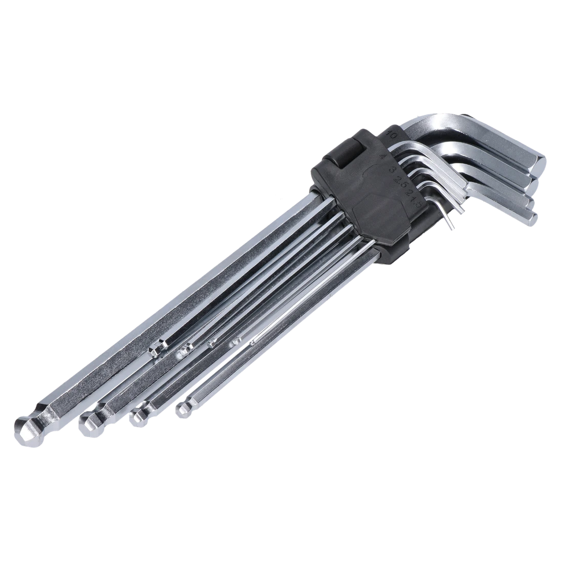 Sada inbusových kľúčov 6-hran s guličkou, extra dlhé