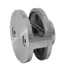 Svorka skla středová ø 60 mm, sklo 8–12 mm, AISI 304