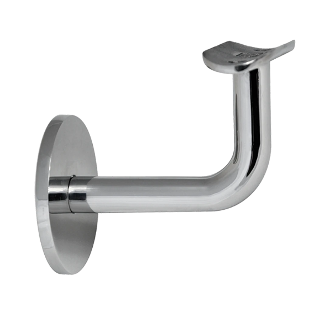 Držiak madla ø 42,4 mm na stenu, leštená nerez AISI 304