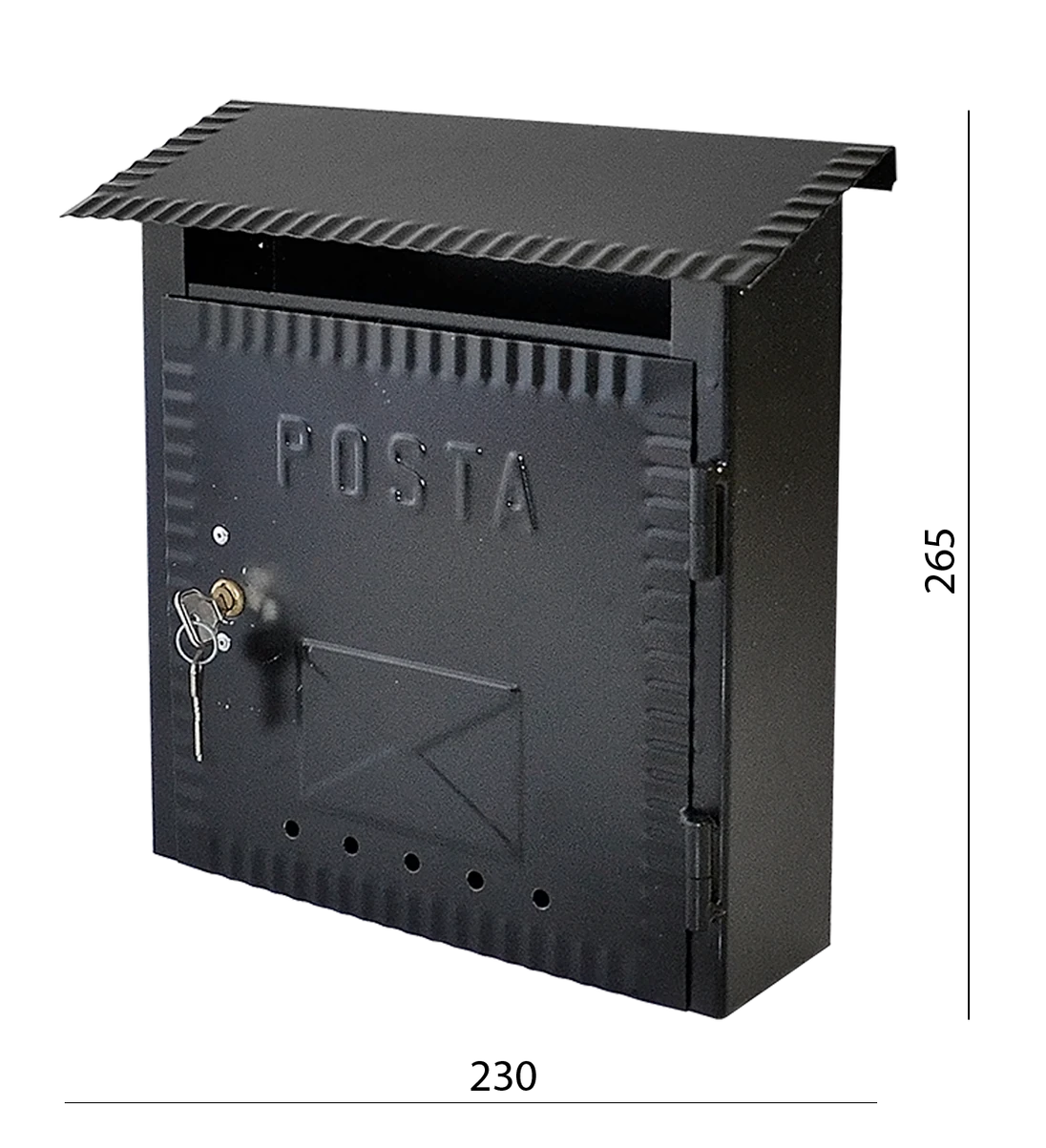 Schránka poštová 230 x 265 x 90 mm