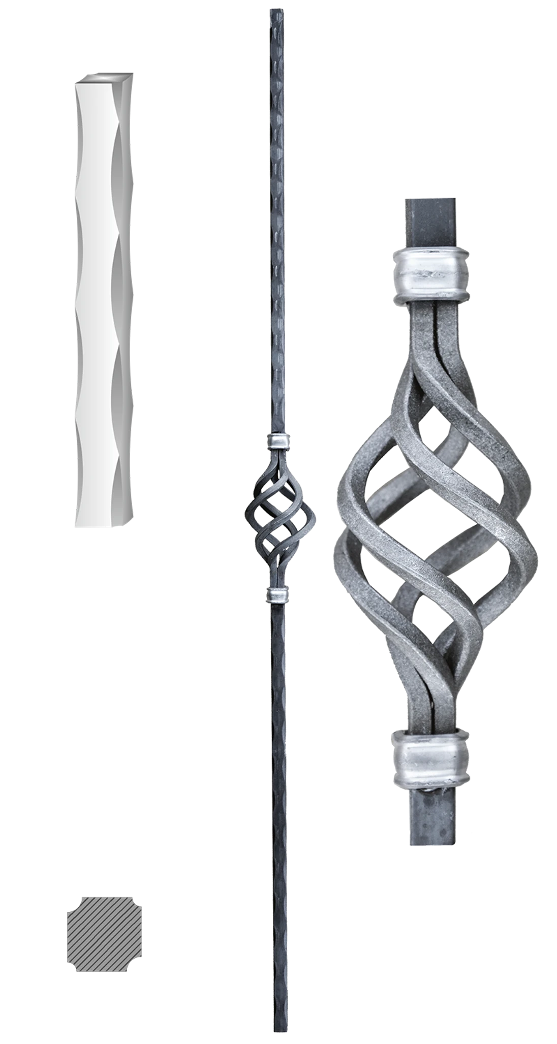 Tyč 12 x 12 mm, 60 x 1000 mm