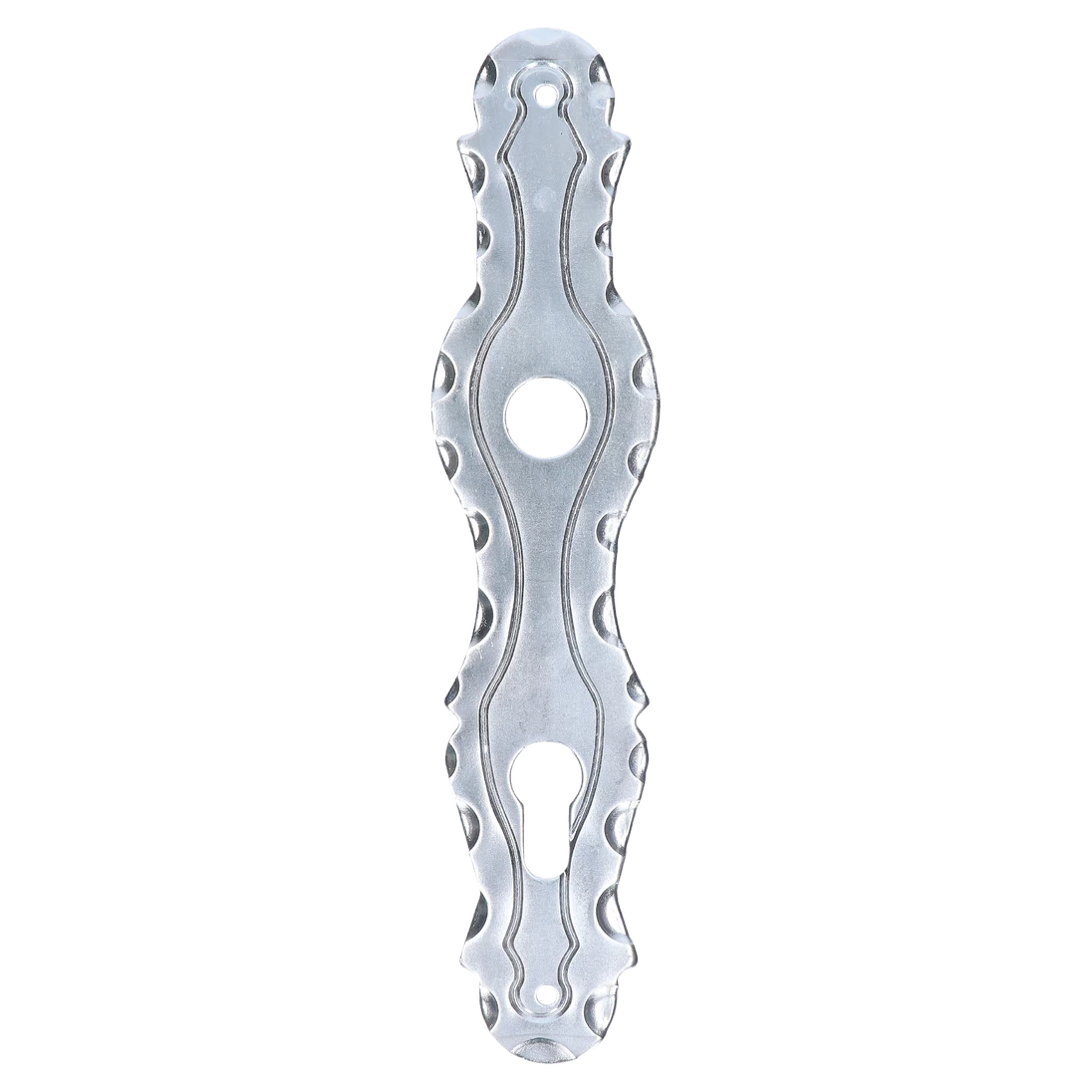 Štít 260 x 57 x 4 mm, rozteč 90 mm, otvor ø 20 mm, pozink