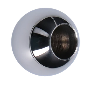 Guľa koncová ø 25 mm na trubku ø 12 mm, leštená AISI 304 - slide 0