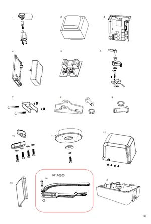 041A0300 hliníkové tažné rameno AA250EV - slide 1