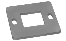 Kotviaca platňa 90 x 90 x 4 mm, brúsená nerez AISI 304