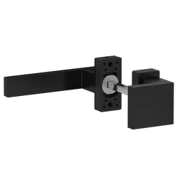 Hliníkový set kľučka/guľa, RAL 9005 matná