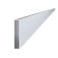 Poškodený Al jokel 100 x 20 x 2 x 6000 mm, bez povrchovej úpravy