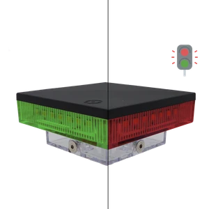 LED lampa SEMAFOR, 12/24 V na stĺpik 80 x 80/100 x 100 mm - slide 0