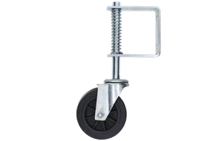 Spodné vodiace koliesko 4` pre krídlové brány, s pružinou - slide 0